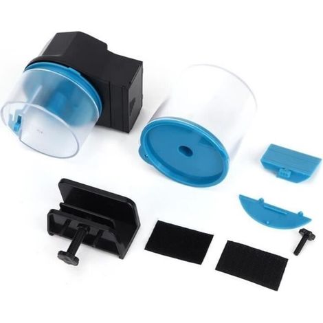 (Jaune, Bleu)Distributeur Automatique de Nourriture - Blue - 210ML - 12H/24H - Alimentation Manuelle - Poisson (1/4)