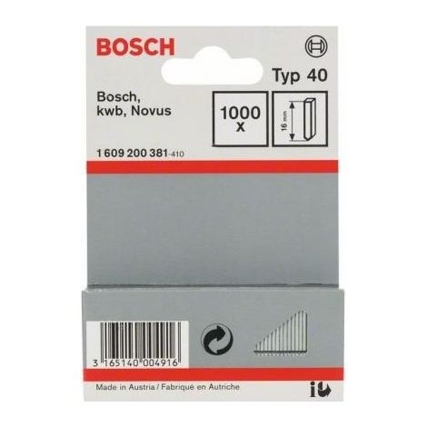 Accessori Bosch Graffatrici Ptk Graffe 10x14 mm 1609200368