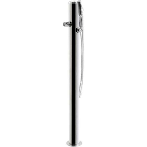 Doccia da Giardino Rubinetto e Braccio Doccia ATI Docce Flex-R Inox Anodizzato (1/4)