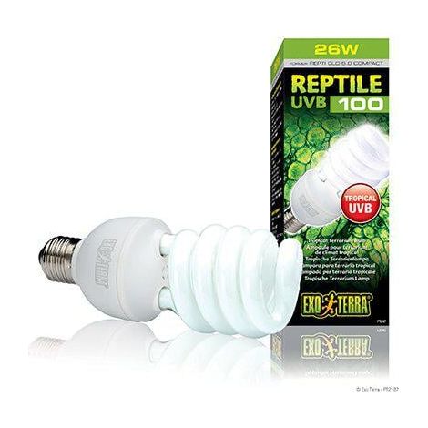 Exo Terra UVB100 lampadina UVB per rettili 26 watt (1/5)