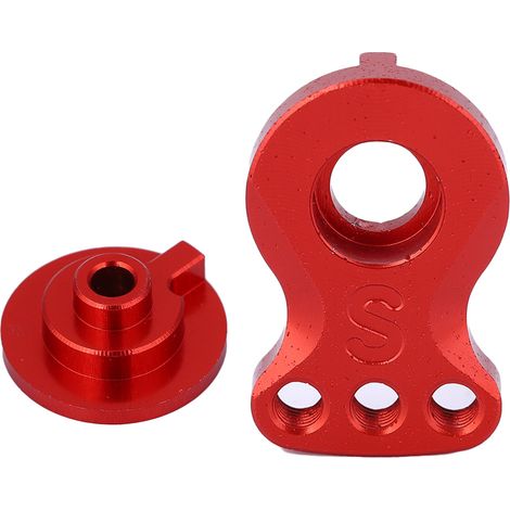 Bague de suspension 23T en acier pour véhicule RC 1/10 1/8 (modèle S) (N10226R rouge) (1/5)