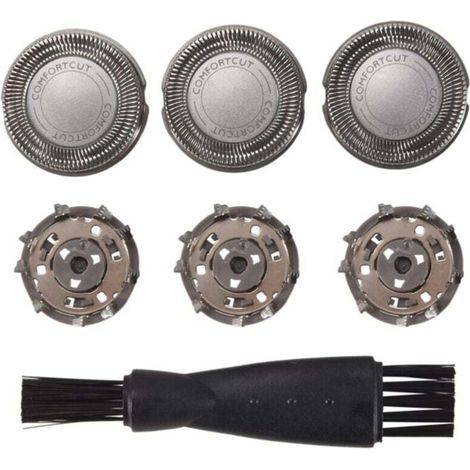 4 PièCes SéRies Lames de Rechange TêTe Rasoir éLectronique pour SH30 SH50 52 SéRie 1000 2000 S1020 S1050 S1060 (1/4)