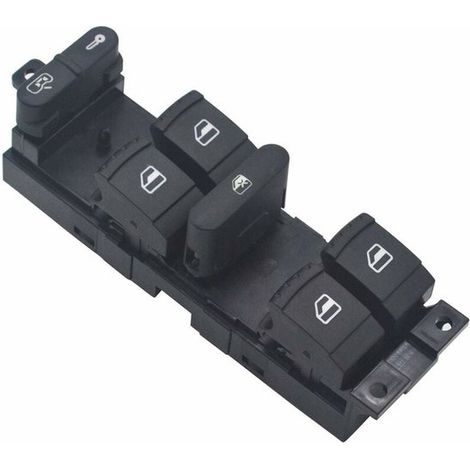 Adecuado para interruptor de control de ventana, botón de ventana eléctrica 1J4 959 857 D Golf Jetta Bora Passat B5 Seat Leon Toledo 1J4959857D (1/5)