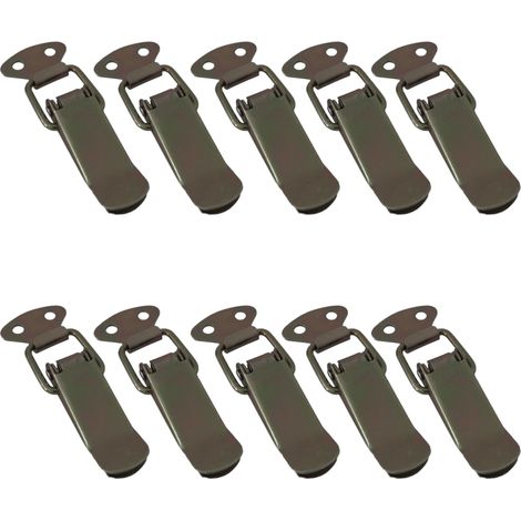 Spannverschluss LATCH Kniehebelspanner Gelb verzinkt, 10 Stück