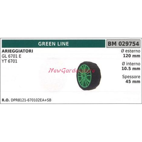 GREEN LINE rueda escarificadora GL 6701 E YT 6701 029754