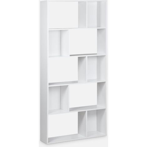 Librería con 5 baldas y 10 compartimentos (1/5)