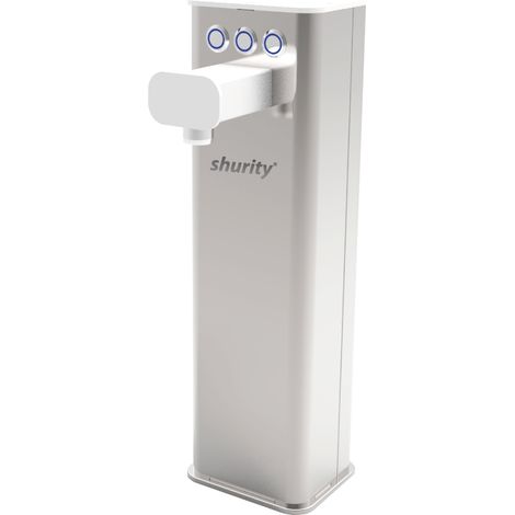 Colonnina meccanica 3 vie Shurity Kora con pulsanti Inox/Bianca (1/3)