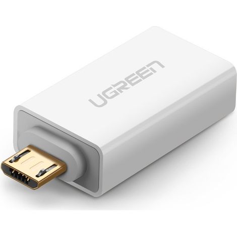 Ugreen Adapter Micro-USB-Adapter - USB 2.0 OTG weiß