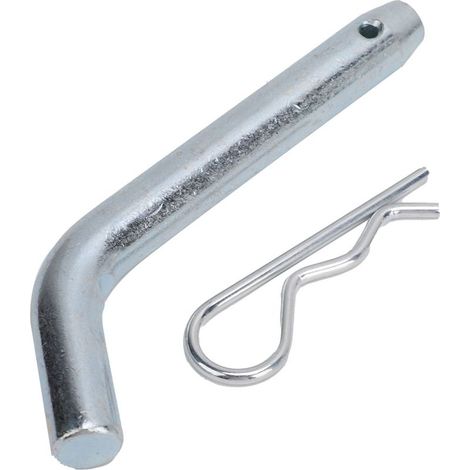 Goupille d'attelage de remorque de 5/8 pouces avec goupilles Cilps, accessoires de remorquage de verrouillage pour récepteur de 2 à 1/2 ou 2 pouces. (1/4)