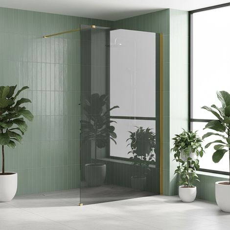 Paroi De Douche Rea Flexi Grey Gold 120