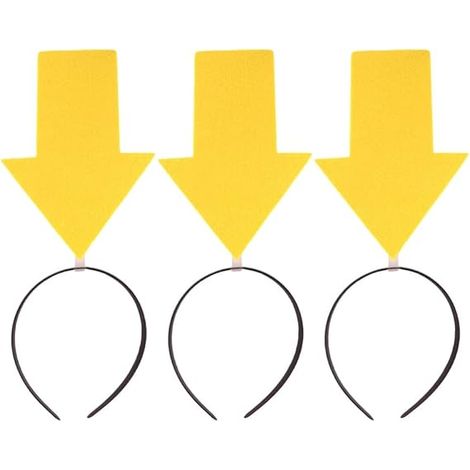 Conjunto de 3 diademas ligeras y cómodas con un diseño original en forma de flecha, aptas para niños, niñas, adolescentes y adultos. (1/3)