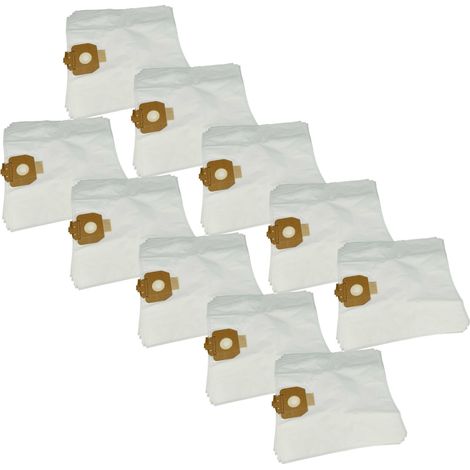 vhbw 50x sacchetto compatibile con Ghibli AS 5, W1, Viking aspirapolvere - 43cm x 41cm Bianco