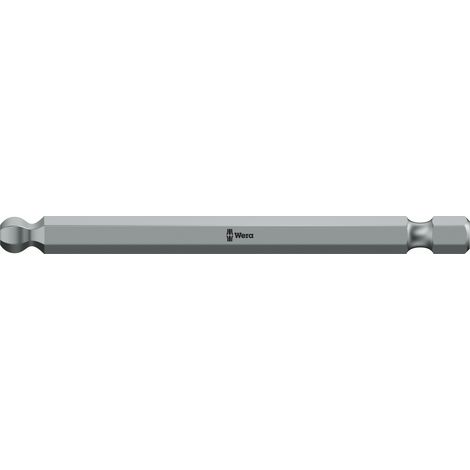 WERA 05059680001 PUNTAS CON BOLA HEXAGONAL 842/4-3,0 X 89 MM, PLATA, SIZE (1/3)