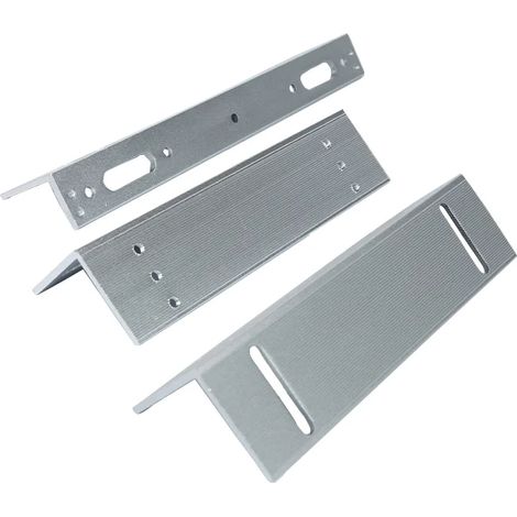 Gâche d'angle pour serrure à mortaiser avec pêne rétractable, s'insère dans la serrure, en aluminium massif SecureEntry-SC10 (1/3)