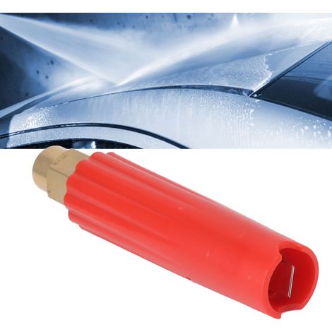Schaumdüse, Schaumtank, Wasserpistole, verstellbare Fächerdüse, Schaumgenerator aus reinem Kupfer, 1/4"-Gewindeanschluss (1/5)