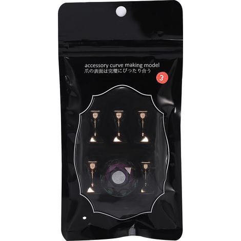 Support magnétique pour pose d'ongles, base en alliage, présentoir artistique, cristal diamant coloré (1/5)