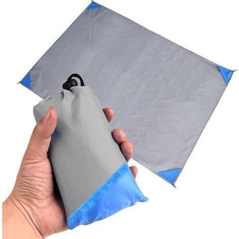 Picknickdecke – wasserdicht – faltbar – aus Oxford-Polyester – für Strand, Garten, Camping, Festivals – 150 x 200 cm – 1 Stück (1/5)