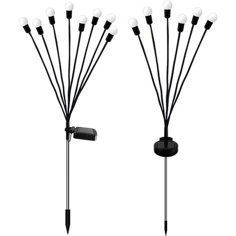 Projecteur solaire Wind Firefly Ground Plug Light à 6 têtes, oscillant dynamique (1/5)