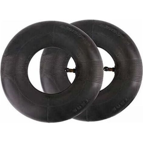 2 Pack 4.10/3.50-4" Inner Tubes for Hand Truck, Transport Cart, Garden Cart, Lawn Mower - Replacement for 4.10-4 (1/5)