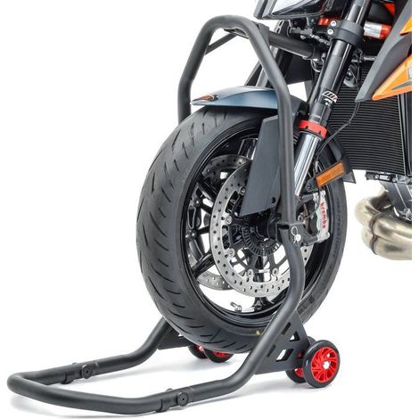 Cavalletto da officina anteriore - CONSTANDS - Ducati XDiavel/S (16-24) - Adattatore 27 mm incluso - Acciaio 8 kg - Rimozione ruota/forcella