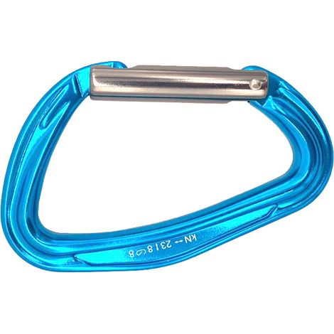 Matériel d'escalade extérieur Boucle de protection Mousqueton Rallonge de sécurité Bleu 1pc (1/3)