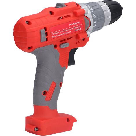 Perceuse électrique sans fil 25Nm, double mode, grip ergonomique, couple réglable, usage domestique et professionnel, outil pratique et polyvalent (1/5)