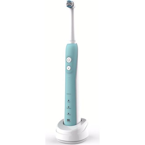 Brosse à dents électrique rechargeable, 1 tête de brosse ronde, avec-AquaForge (1/5)