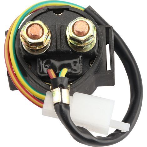 Zubehör für Geländemotorräder, elektromagnetisches Anlasserrelais kompatibel mit Quads und Sandwichfahrzeugen GY6 50-250 cm³ (1/4)