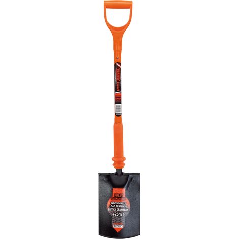 Draper Fully Insulated Digging Spade (Model 17694) – Heavy-Duty, Weather-Resistant Hand Tool for Safe and Efficient Soil Digging (1/5)