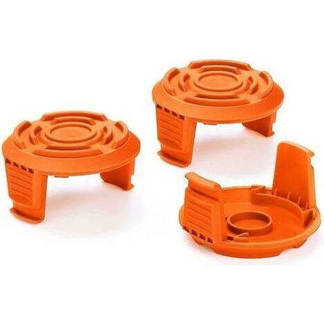 CREA Coperchio per bobina per Worx, coperchi di ricambio per bobina per decespugliatore Worx, adatti per Worx Weed Eater (confezione da 3) (1/5)