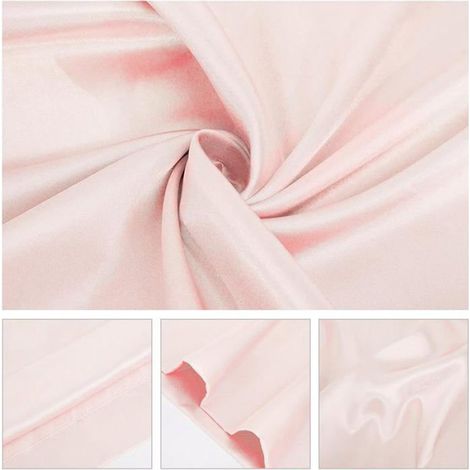 Taie D Oreiller - Satin 100 % - 50 x 75 cm - Pour Sommeil Confortable Et Soins Peau Cheveux - Lot De 2 (1/5)