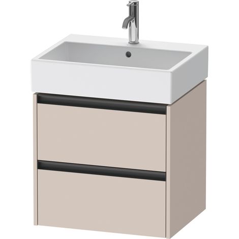 Meuble sous-lavabo suspendu Duravit Ketho.2, 2 tiroirs, 584 x 549 (1/2)