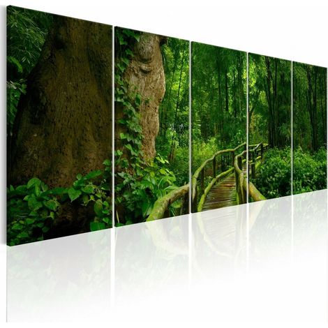 Tableau voyager dans l'inconnu - 225 x 90 cm (1/4)