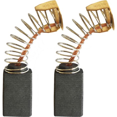 2x Kohlebürsten Motorkohlen für Elektro-Werkzeuge wie Winkelschleifer Bohrhammer Kreissäge Stemmhammer Blechschere Bandschleifer (z.B. Makita)