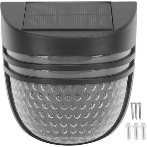 Applique Murale LED à énergie Solaire, Applique Murale Solaire Professionnelle étanche IP54 pour l'extérieur, pour Terrasse et Clôture (1/5)