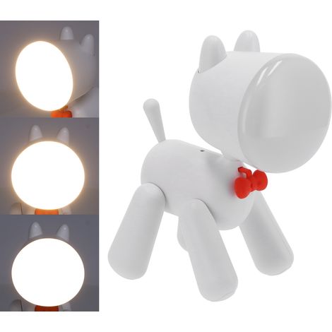 LED-Nachtlicht in Welpenform, USB-Anschluss, Cartoon-Tischlampe, augenschonend für Kinder, ideales Geschenk für Schüler, Kinderzimmer, Nachttisch (1/5)