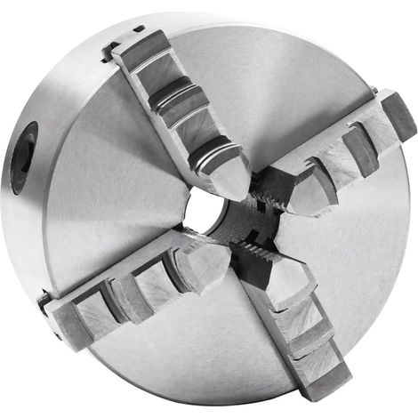 Mandrin de tour à 4 mors autocentrant, 125 mm, acier