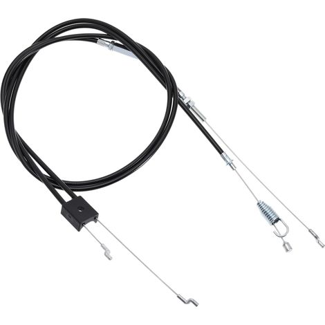 Câble d'accélérateur et d'embrayage compatible avec les accessoires de tondeuse à gazon - Câble de commande - 1515 mm et 1320 mm de longueur (1/5)