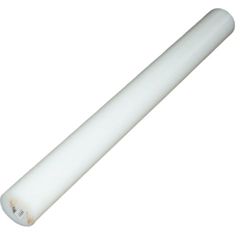 Barra di poliammide PA6 bianca Fi 90x330mm, 2.63 Kg (1/4)