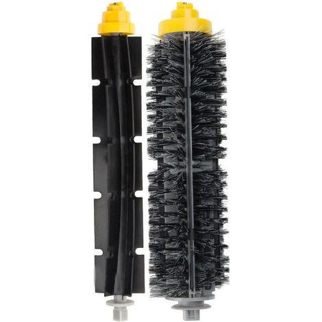 Kit de 2 Brosses à rouleaux pour Aspirateur iRobot Roomba Serie 585 595 600 605 610 616 620 625 630 631 632 639 650 651 680 681 691 696 700 720 750 760 765 770 772 772e 774 775 776 776p 780 782 782e 7 (1/3)