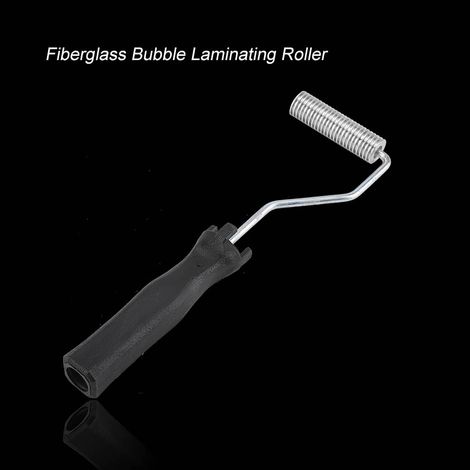 Rouleau stratifié bulle fibre de verre alliage aluminium 21x75mm manche ABS pour résine GRP FRP