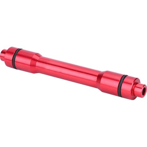 Adaptateur de moyeu pour axe traversant de 15 mm vers axe à blocage rapide de 9 mm pour roue avant de 100 mm (rouge) (1/5)