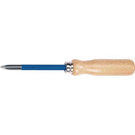 Lama di precisione per meccanici, lama da 85 mm, a tre angoli, 7 mm, con manico H