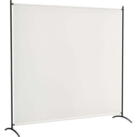 Pannello divisorio singolo per esterni, alto 180 cm, con protezione UV30+, beige.