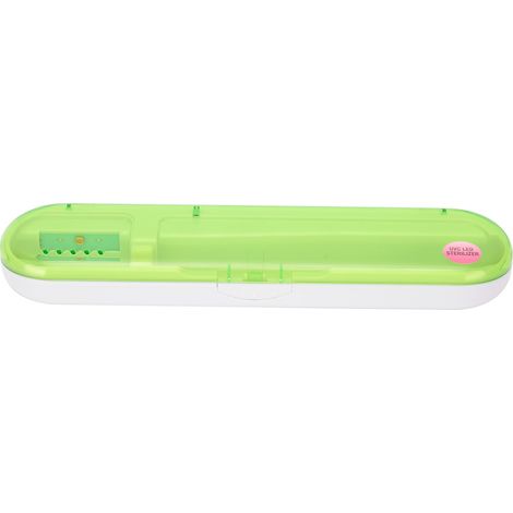 Porte-brosse à dents portable à LED UV ZL-08L, nettoyeur de dentifrice ultraviolet vert (1/5)