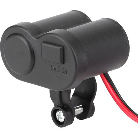 1x Adaptateur secteur USB allume-cigare 12V pour moto/vélo GLF (1/5)