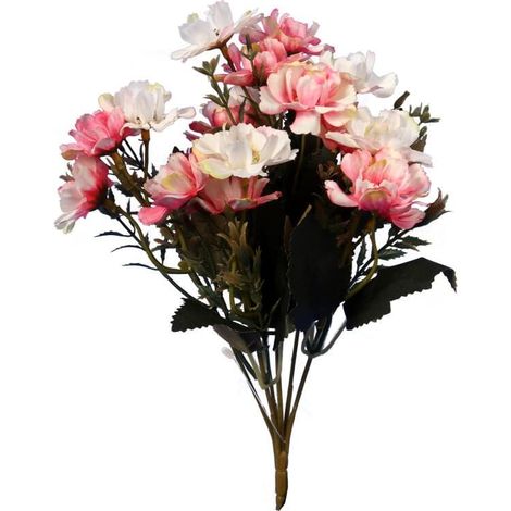 Bouquet de 18 fleurs de cerisier roses de 30 cm (1/3)
