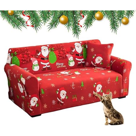 Weihnachtssofabezüge für Sofas, waschbarer Möbelschutz (1/5)