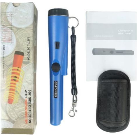 Détecteur de matériaux,Baguette de détection de métaux professionnelle,pointeur de broche,haute sensibilité,portable- Blue GP[D22]
