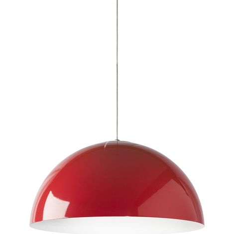 LUMICOM CASSIS Sospensione, 1XE27, max 42W, metallo, rosso/bianco, D40cm